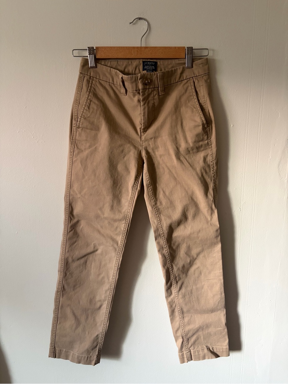 J. Crew Khaki Straight Leg Chinos